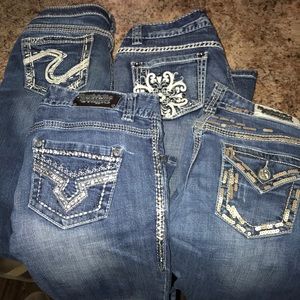 ❗️SOLD ALL BUT TOP LEFT ❗️Rock&Roll Cowgirl jeans